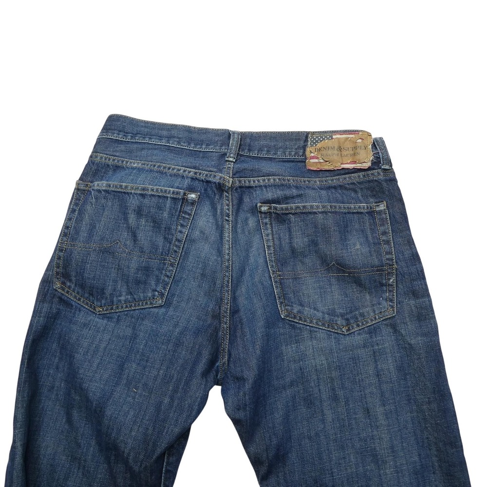 Denim & Supply Ralph Lauren Jeans Mens 36x31 Blue Medium Wash Straight Leg Denim